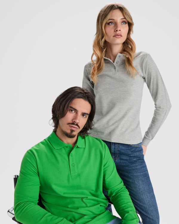 LANGÄRMELIGES POLOSHIRT ESTRELLA WOMAN S/S TURQUOISE