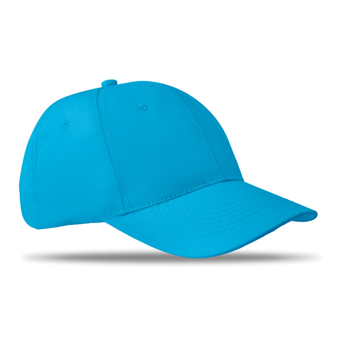 BASIE APOLLO - Baseball cap 6 panels 160g/m² - türkis