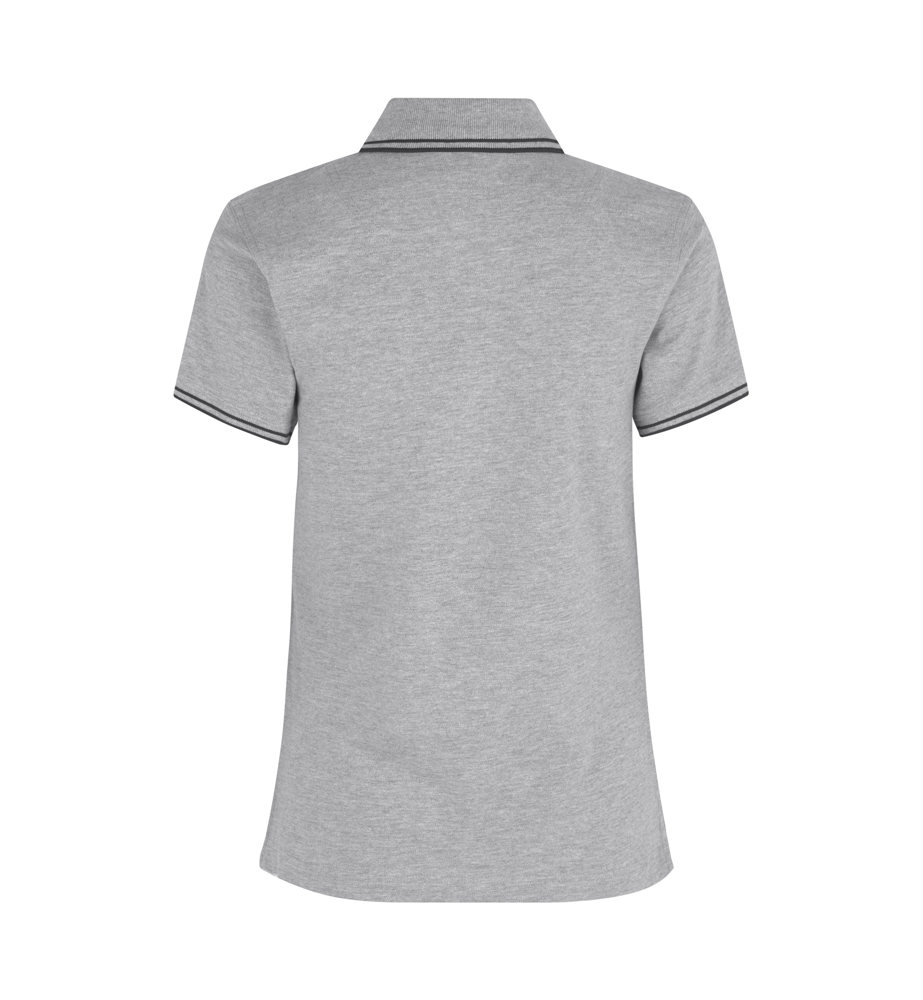 Kontrast Poloshirt | Stretch | Damen