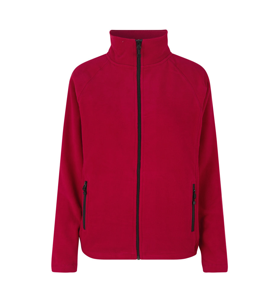 Cardigan | Microfleece | Damen - Rot (C-330)