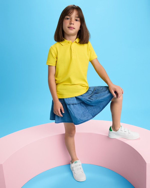 POLOSHIRT STAR S/M CLAY ORANGE