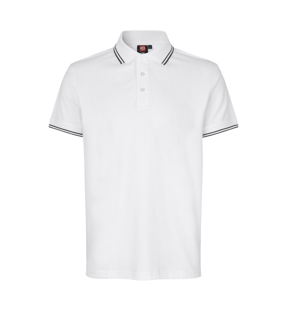 Kontrast Poloshirt | Stretch