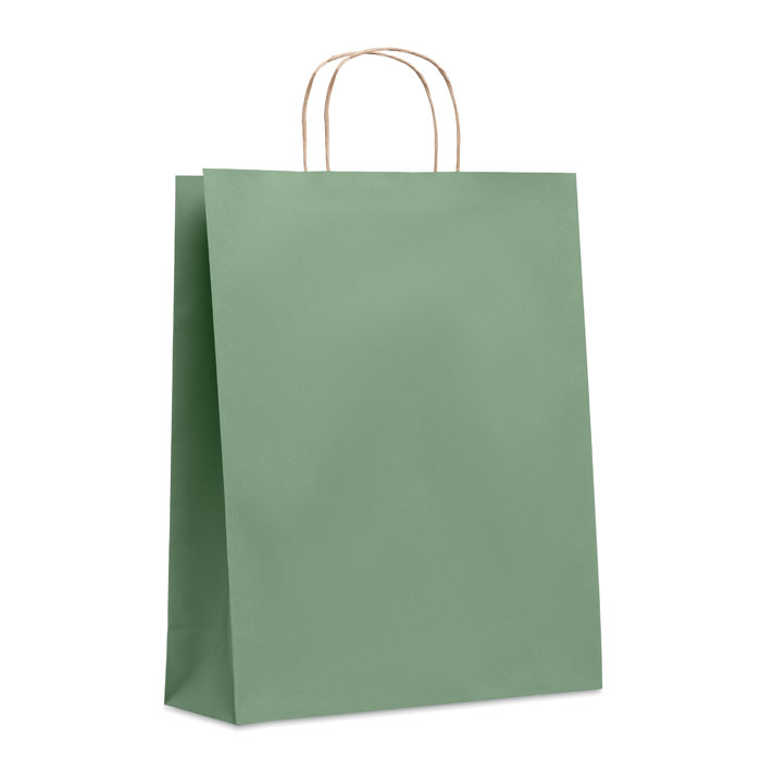 PAPER TONE L - Papiertüte, groß 90 g/m² - grün