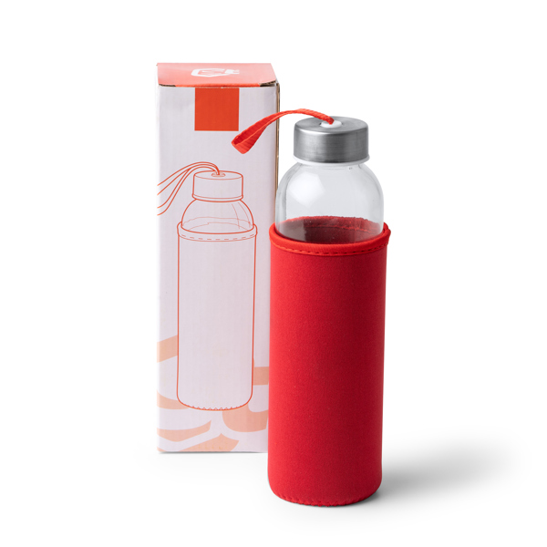 500 ML GLAS-WASSERFLASCHE CAMU S/EINHEITSGRÖSSE ROYAL BLUE
