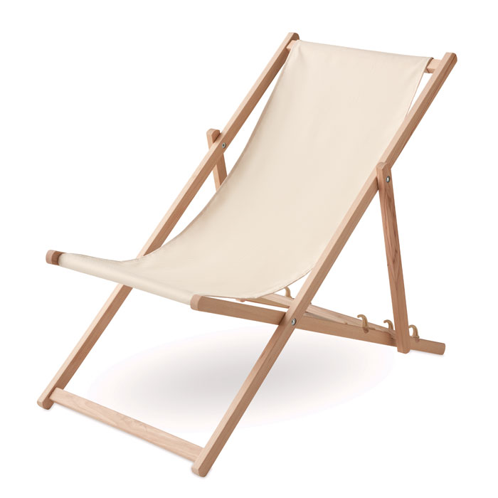 HONOPU - Liegestuhl Holz - beige