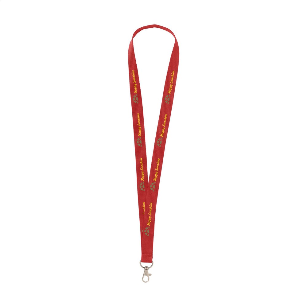 Keycord Budget 2 cm Schlüsselband - rot (± PMS 185)