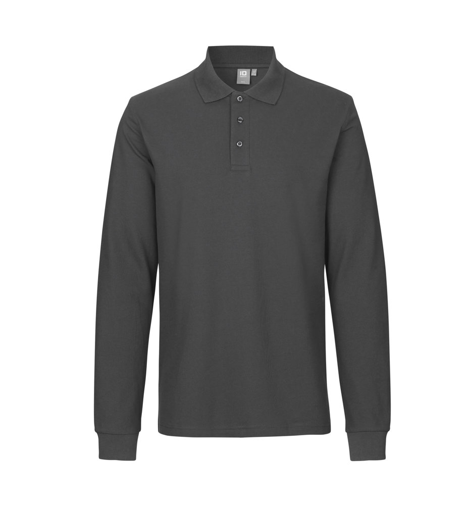 Langarm Poloshirt | Stretch - Koks (C-295)