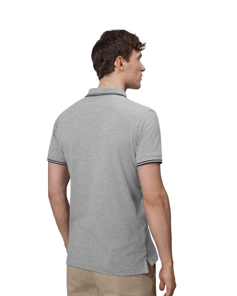 Kontrast Poloshirt | Stretch
