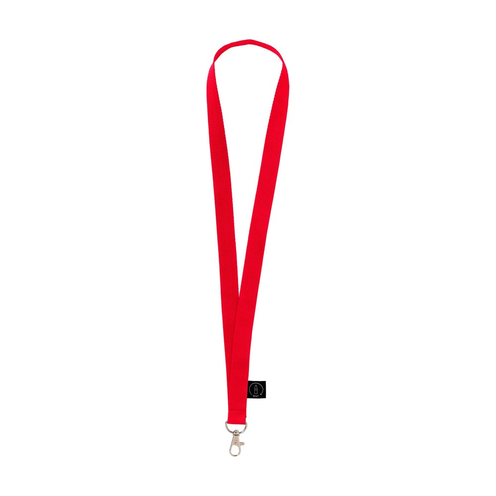 KeyCord Budget GRS RPET 2 cm - rot (± PMS 186C)