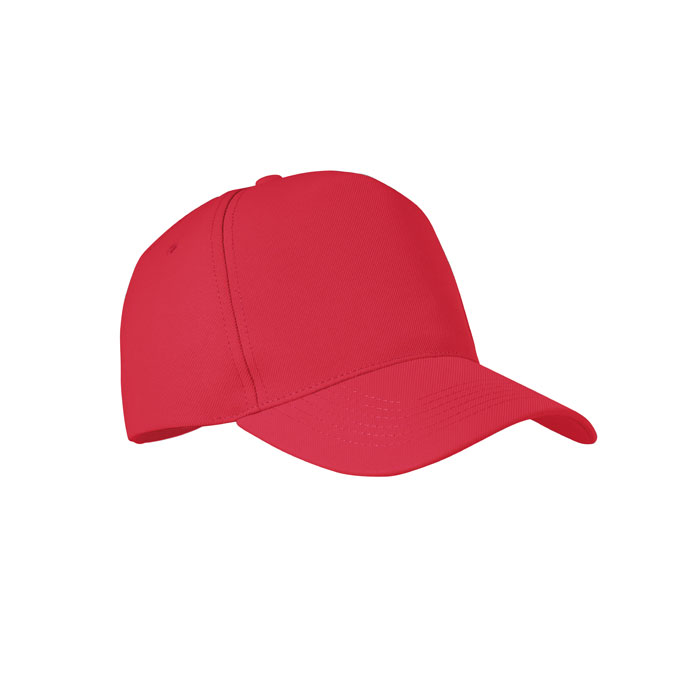 SENGA - Rpet cap 5 panels 210g/m² - rot