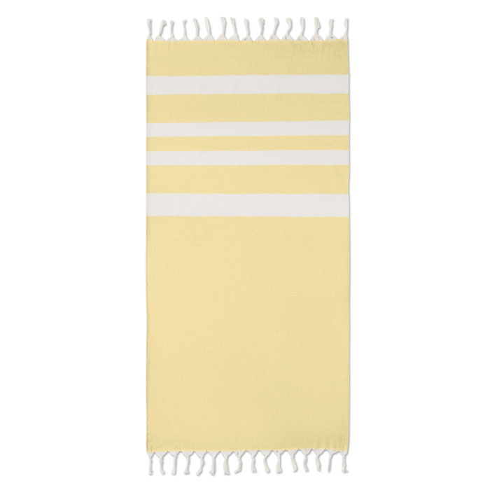 AGOURA - Hamman handdoek 140 gr/m² - gelb