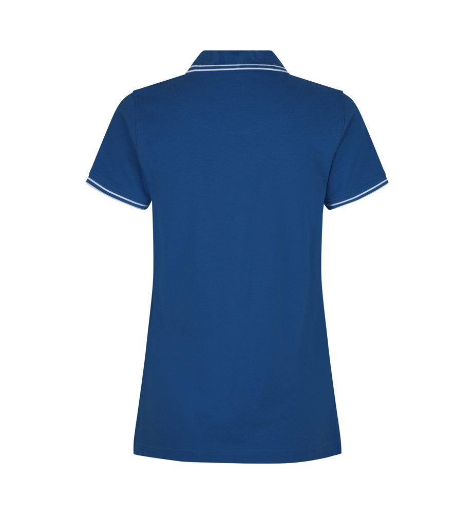 Kontrast Poloshirt | Stretch | Damen