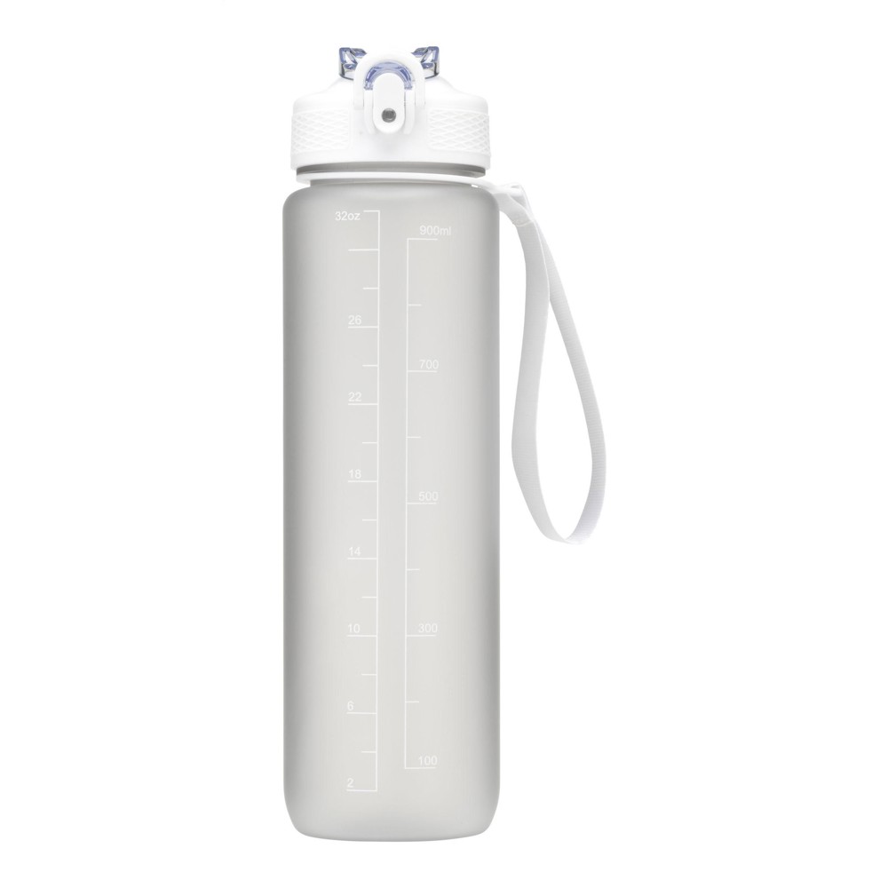 AquaSport RCS Recycled Water Bottle 1 L - weiß