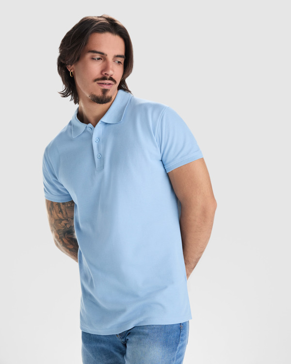 POLOSHIRT STAR S/M CLAY ORANGE