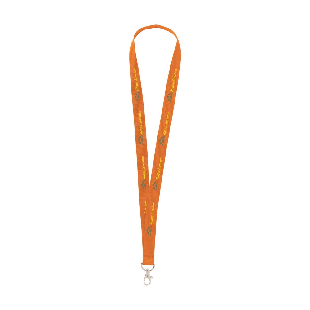 Keycord Budget 2 cm Schlüsselband - orange (± PMS 021C)