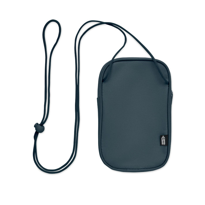 KOROVIN POUCH - Crossbody-Reisetasche RPET - blau