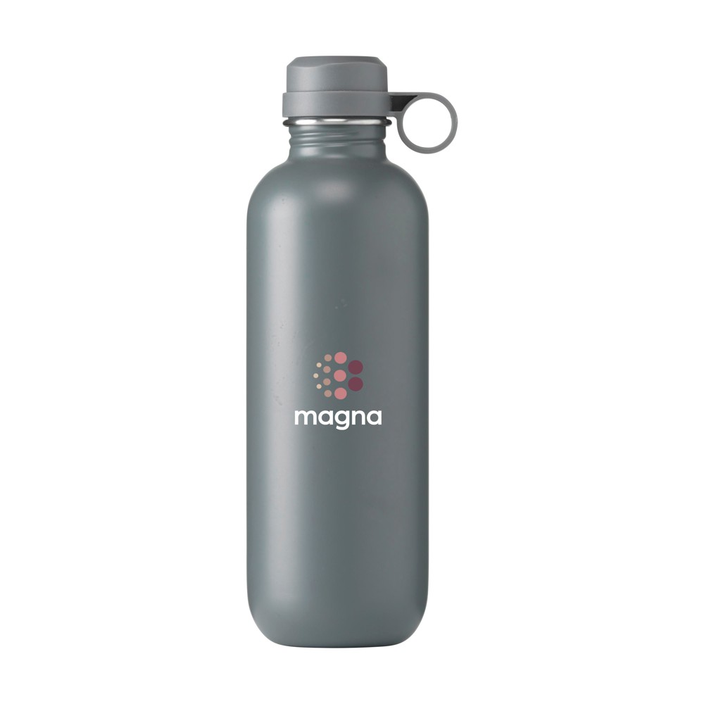 Belly RCS 750 ml Single Wall Trinkflasche - grau (± PMS Cool Gray 10c)