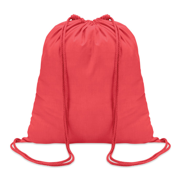 COLORED - Beutel mit Kordelzug - rot