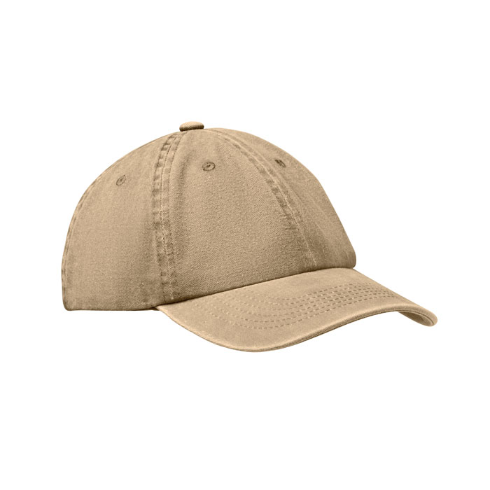 BEAU - Baseball Kappe 6 Panels - Khaki