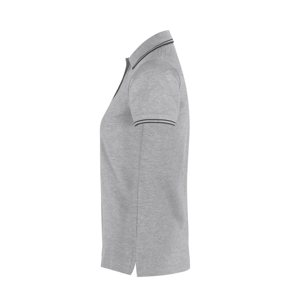 Kontrast Poloshirt | Stretch | Damen