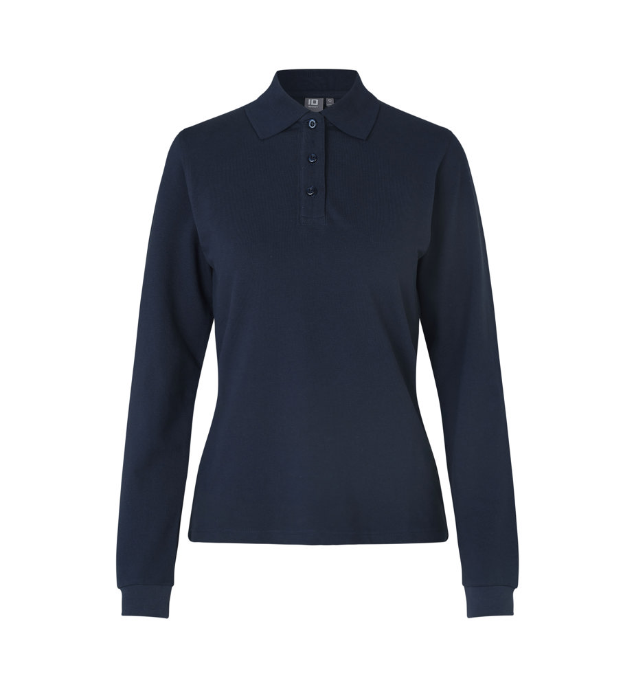 Langarm Poloshirt | Stretch | Damen - Navy (C-790)