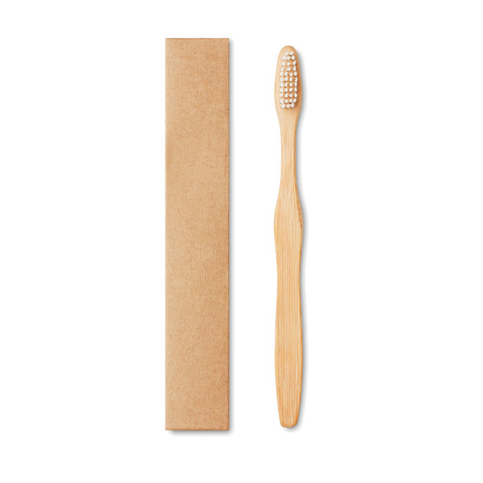 DENTOBRUSH - Zahnbürste Bambus - weiß