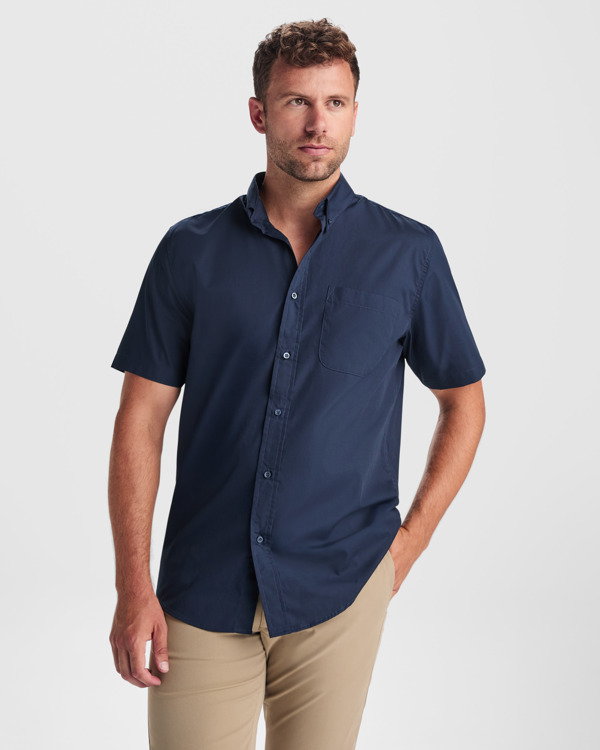 KURZÄRMELIGES SHIRT AIFOS S/S NAVY BLUE