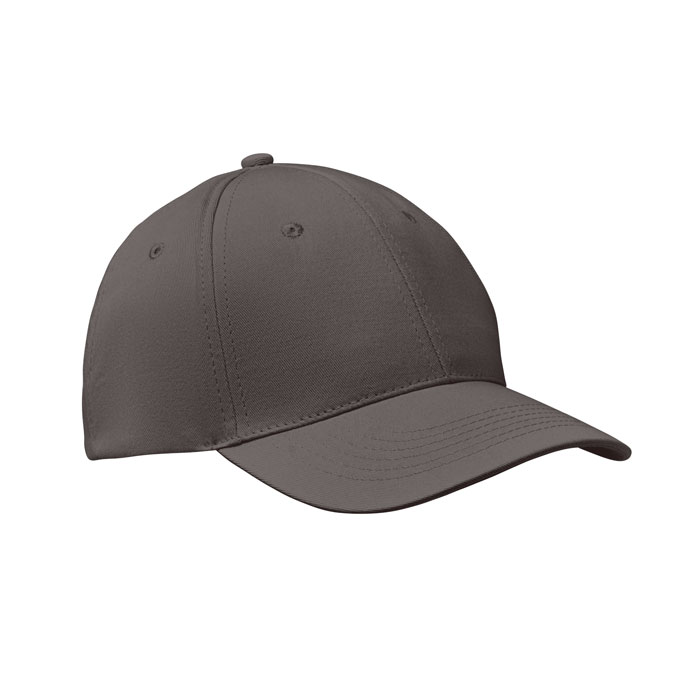 BASIE APOLLO - Baseball cap 6 panels 160g/m² - steingrau