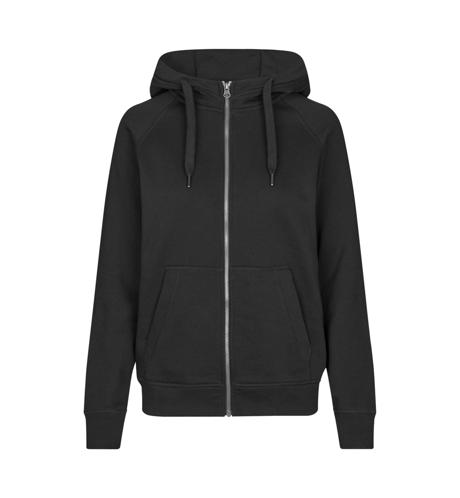 CORE Hoodie | Reißverschluss | Damen - Schwarz (C-900)