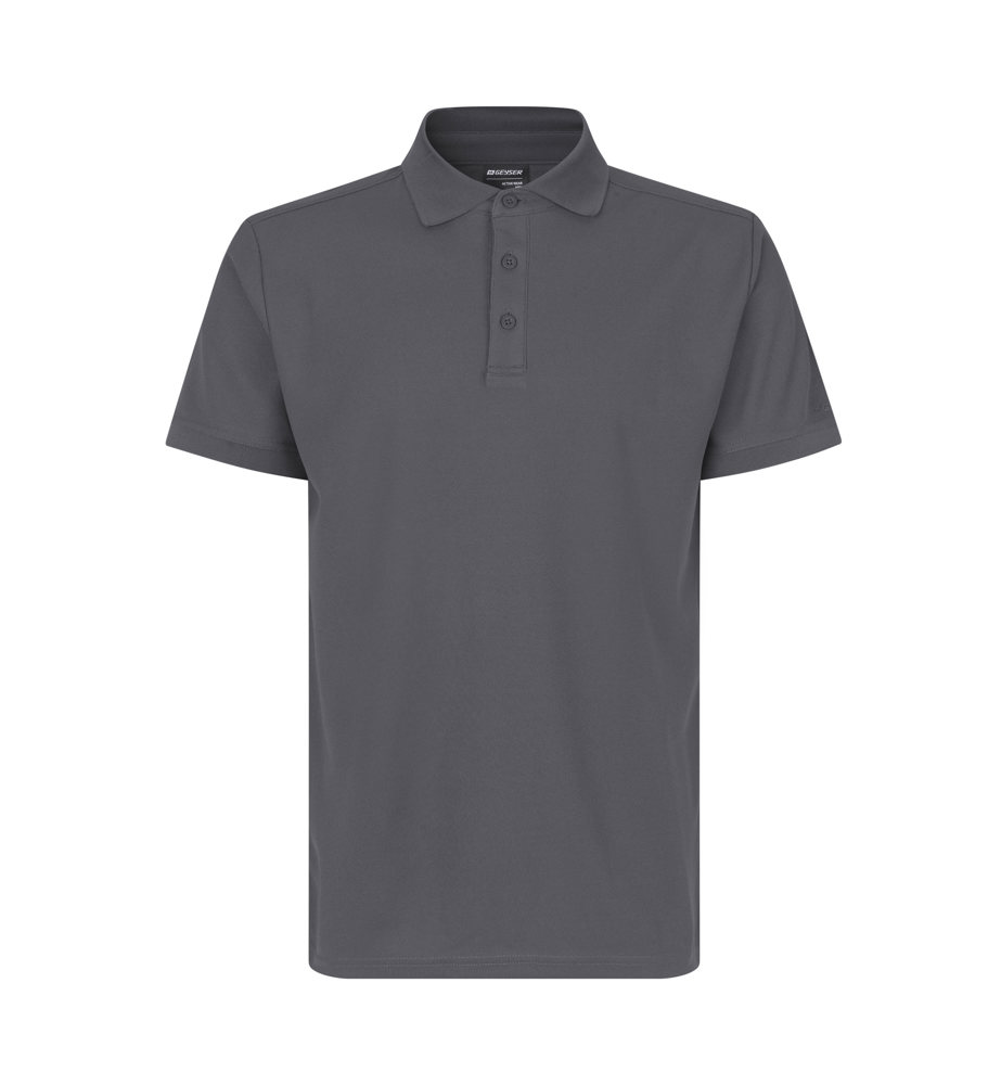 GEYSER polo shirt | functional - Silver grey (C-265)