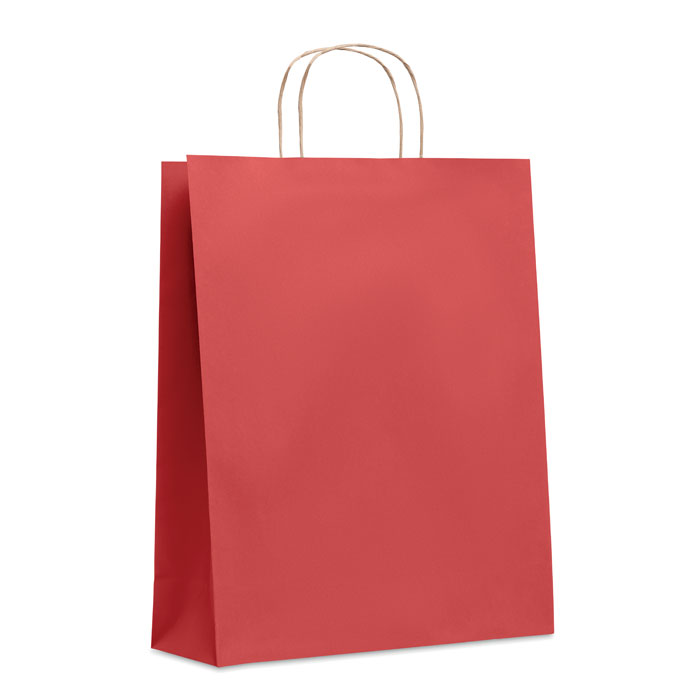 PAPER TONE L - Papiertüte, groß 90 g/m² - rot