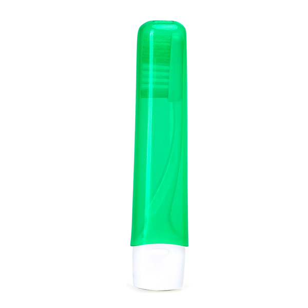 FALTBARE ZAHNBÜRSTE POLE S/EINHEITSGRÖSSE FERN GREEN
